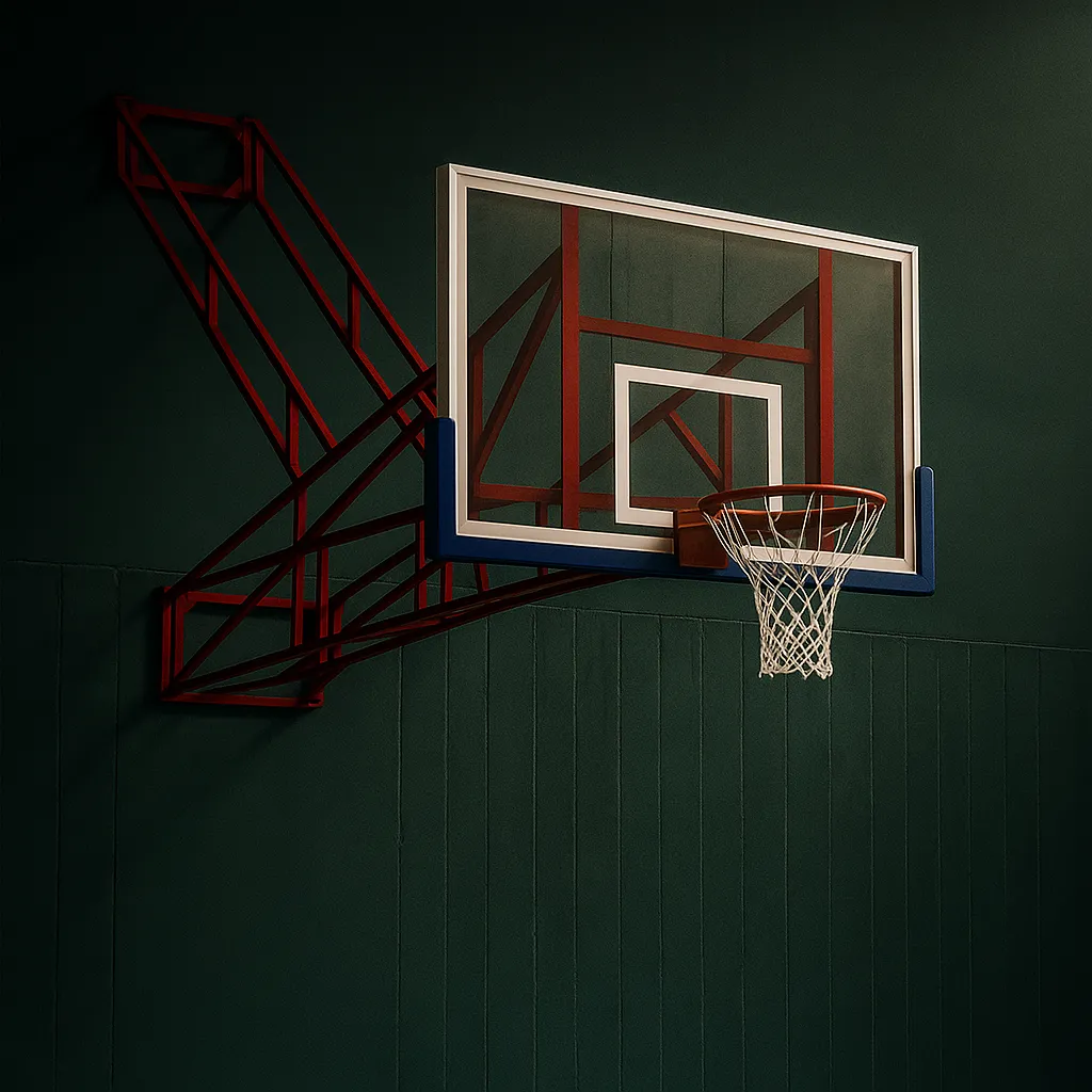 پایه بسکتبال دیواری
